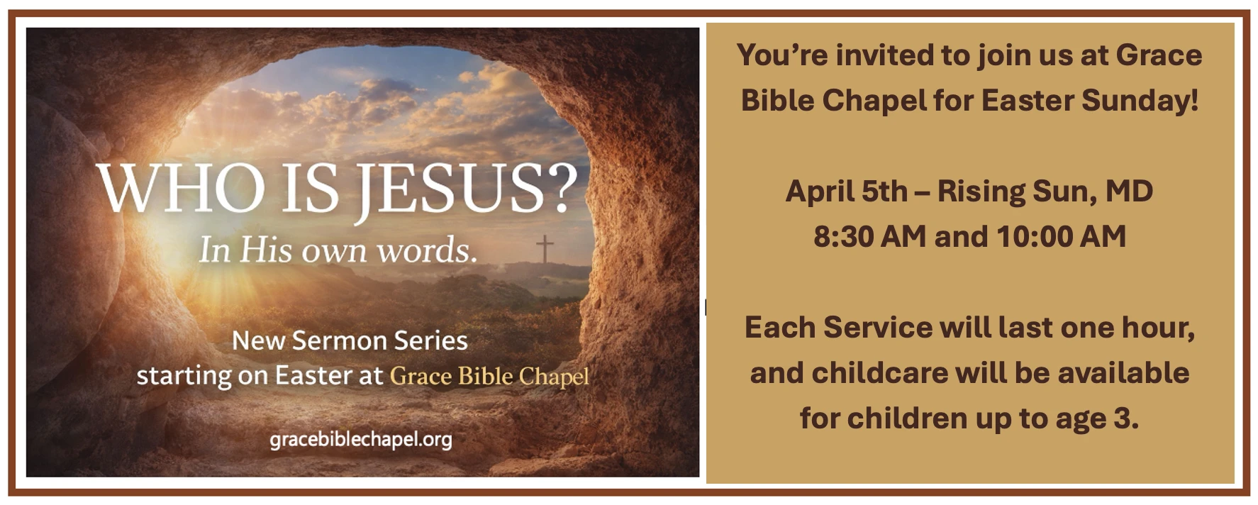 Easter 2026 - Who Is Jesus? In His Own Words. Easter 2026 - Who Is Jesus?